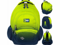 ulice BATOH Majewski 30X42X17 3ZIP 4KAPSY STRIGHT CITRON GRADIE