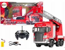 Hasičské auto LeanToys s dálkovým ovládáním výložníku RC rozprašovacích světel