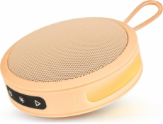 Reproduktor BigBen Bluetooth reproduktor Big Ben Party Nano podsvícení 15W pastelově oranžové