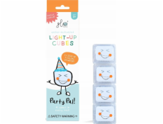 Glo Pals, Smyslové kostky, které svítí ve vodě - Party Pal, 4 ks.