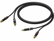 Kabel Procab PROCAB PRA800/3 2x RCA/Cinch samec - 2x RCA/Cinch samec - UltraFlex™ 3 m