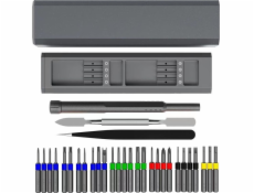 OEM Sada přesného šroubováku/servisního šroubováku, bity 30v1 hliník