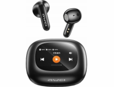 Sluchátka Awei AWEI Bluetooth 5.4 TP97 TWS + dokovací stanice černá/černá