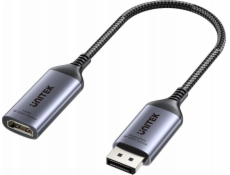 AV adaptér Unitek DisplayPort – HDMI šedý (V1611A01)