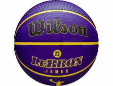 Wilson Wilson Ikona hráče NBA LeBron James Outdoor Ball WZ4027601XB Purple 7