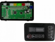 Ovládací panel pro auto napájené bateriemi