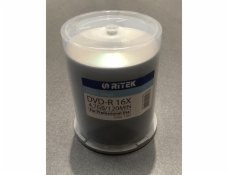 Traxdata TRAXDATA RITEK DVD-R 4,7GB 16X TISKNUTÝ STŘÍBRNÝ DORT*100 907CK100ISPRO