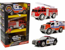 Lean Sport Car Set Speciální služby Hasiči Policie