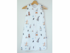 PULP BAMBOO zateplený spací pytel TOG 1,75 Jersey - Zvířata na cestách do 12m