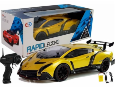 Sportovní auto na dálkové ovládání Lean Sport 1:10 Gold R/C