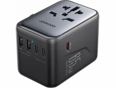 Cestovní adaptér Joyroom JR-TCW02 65W Universal EU / US / JP / AU / UK / CN - Black