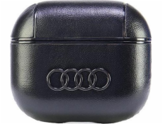 Kryt Audi Audi Leather Big Logo AirPods 3 černo/černý AU-AP3-GT/D3-BK
