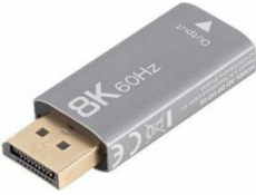 Lanberg AV adaptér Lanberg Adaptér Displayport (M) -> HDMI (F) 8K stříbrný