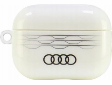 Kryt Audi Audi IML Geometric Pattern AirPods Pro 2 bílý/bílý AU-IMLAPP2-A6/D3-WE
