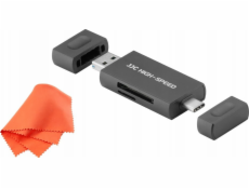 Čtečka JJC Čtečka paměťových karet JJC USB / USB-C SD a microSD (SDXC, SDHC).
