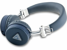 Sluchátka Guess Guess Bluetooth ENC GUBH70PGTSPSB modrá/modrá Zrnitý klasický kulatý tvar