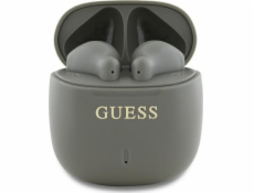 Bluetooth sluchátka Guess Guess GUTWSJ14ESGE TWS + dokovací stanice tmavě modrá Printed Classic Logo
