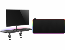 Mozos Mozos MOZOS RISER RGB ZÁKLADNÍ STOLNÍ POLIČKA PRO MONITOR + podložka Gaming-MP