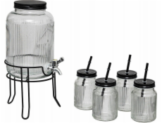 Secret de Gourmet Drinks dávkovač 4 l + 4 sklenice 450 ml