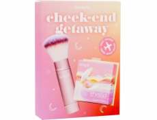 Milani BENEFIT_SET Cheek-End Getaway Shellie Warm-Seashell Pink Blush 6g + Multitasking Cheek Brush