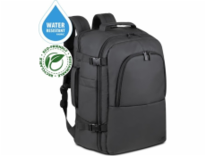Batoh notebooku 17.3 Rivacase Eco Tegel 8465, černá, z ekologického, nepromokavého recyklovaného materiálu (RPET)