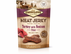 Carnilove Jerky Venison & Turkey Fillet 100g pamlsky pro psy