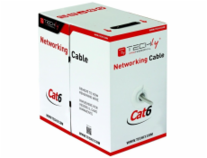 Techly ITP-C6F-FL síťový kabel Šedá 305 m Cat6 F/UTP (FTP)