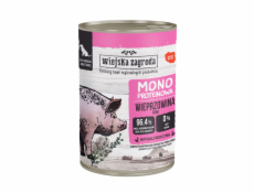 WIEJSKA ZAGRODA Monoprotein Pork - vlhké krmivo pro psy - 400g
