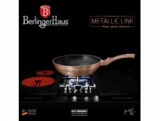 BERLINGERHAUS Wok s mramorovým povrchem 30 cm Rosegold Metallic Line BH-6171