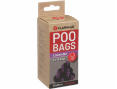 Flamingo Basic Scent Sáčky s levandulovou vůní na exkrementy 8x15ks