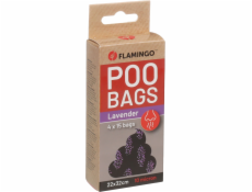 Flamingo Basic Scent Sáčky s levandulovou vůní na exkrementy 4x15ks