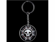 Konix Magic: The Gathering  Black Mana  Metal Keychain