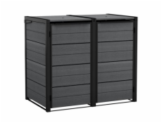Zahradní box Keter Hide Away na popelnice 240 l šedý