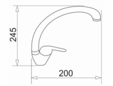 PYRAMIS Ossia 090922138 kitchen faucet Gray concrete