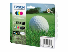 Epson 34 Multipack - 4-balení - černá, žlutá, azurová, purpurová - originální - inkoustová cartridge - pro WorkForce Pro WF-3720, WF-3720DWF, WF-3725DWF