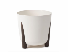 Květináč Lamela Frida 237-74, plastový, O 30 cm, krém