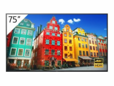 Sony Bravia Professional Displays FW-75BZ30J - 75  Třída úhlopříčky BRAVIA Professional Displays displej LCD s LED podsvícením - digital signage - 4K UHD (2160p) 3840 x 2160 - HDR - Direct LED