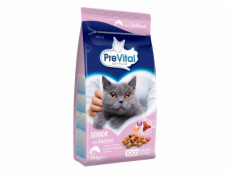 PREVITAL Senior Salmon - suché krmivo pro kočky - 1,4kg