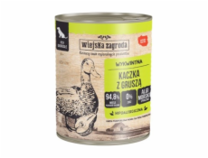 Wiejska Zagroda Wet dog food Duck with pear 800 g