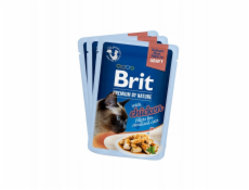 BRIT Premium by Nature Sterilised Plate kapsičky v omáčce mix příchutí - mokré krmivo pro kočky - 12x85g