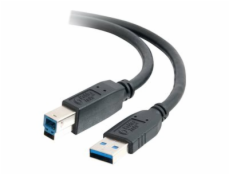 C2G - Kabel USB - USB typ A (M) do USB Type B (M) - USB 3.0 - 1 m - černá