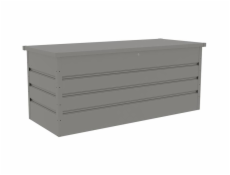 Zahradní box G21 Denver 770 L, metalický šedý plechový