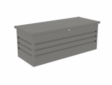 Zahradní box G21 Denver 560 L, metalický šedý plechový