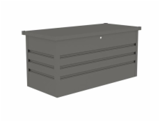 Zahradní box G21 Denver 400 L, metalický šedý plechový