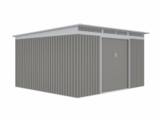 Zahradní domek G21 GRAH 1132 - 340 x 333 cm, metalický šedý 