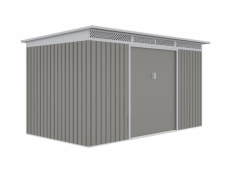 Zahradní domek G21 GRAH 700 - 340 x 206 cm, metalický šedý 
