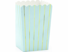 Party Deco Popcorn Boxy se zlatými pruhy 6 univerzálních kusů (34015)