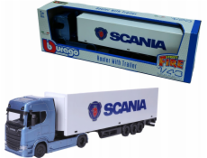 Bburago BBU 1:43 StreetFire Haulers Trailer Scania 31468S