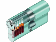 Válec Abus E50N, (din) standard, 35 - 55 mm, šedý