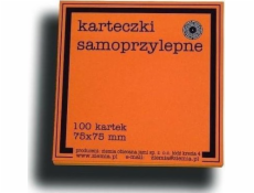 Samolepící bankovky Promised Land Fluo 75x75mm 100K oranžová.